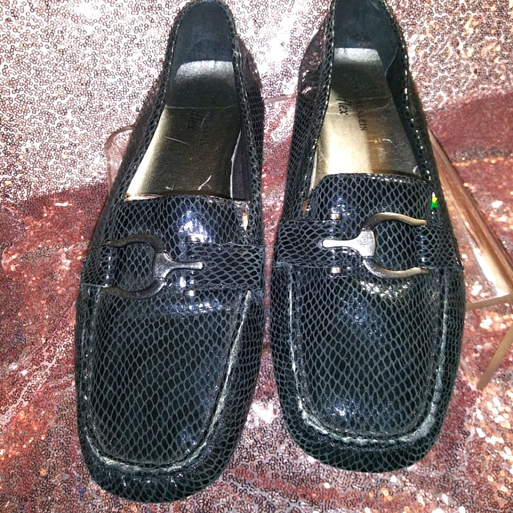 Anne Klein Black Loafers